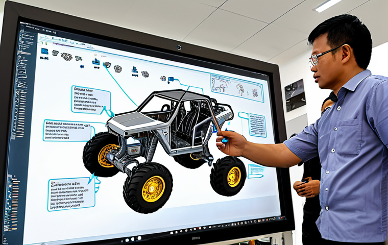 0 technology. Focus on a blend of human ingenuity and advanced digital tools."
**Image Prompt 2: The Journey from Concept to Reality: A Team's Triumph**
"A dynamic split-scene image illustrating the lifecycle of a successful mechanical design project, led by a visionary Malaysian engineering leader. On one side, a diverse team of engineers is intensely brainstorming around a whiteboard covered in intricate sketches and digital CAD models on a large screen, symbolizing the initial concept phase. On the other side, the scene shifts to them working hands-on with a complex physical prototype of a machine or device in a modern workshop, showing collaboration and problem-solving. The final element of the image showcases the completed, functional product, sleek and robust, operating effectively in a real-world Malaysian industrial setting (e.g., an automotive plant or a smart building). The overall feeling is one of immense satisfaction, teamwork, and the tangible realization of innovation, highlighting human effort and technical expertise."